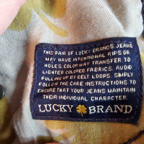 LUCKY BRAND SZ 0/25 Charlotte Rail Skinny Cropped Mid-rise Blue Jeans - Picture 11 of 13